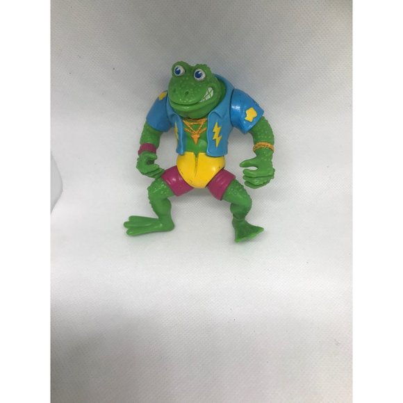 Genghis Frog TMNT figurine only  4” Teenage Mutant Ninja Turtles Vintage - Picture 2 of 3